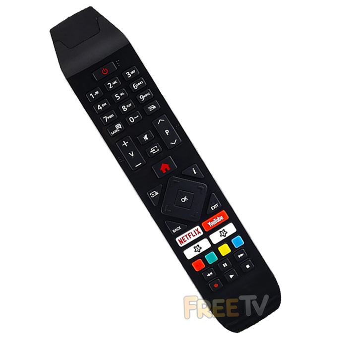 Hitachi RC43141 30100945 Télécommande d'origine pour Les téléviseurs LED  intelligents 2018 à 2019